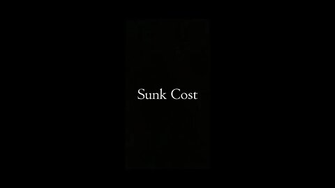 Sunk Cost Fallacy #criticalthinking #philosophy #shorts #sunk #cost #fallacy #explore #explorepage