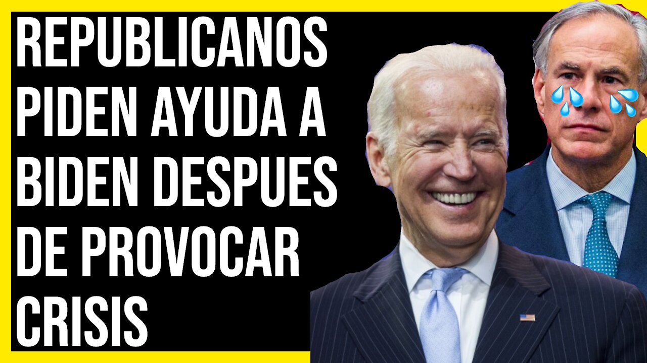 Republicanos Suplican Ayuda de Biden