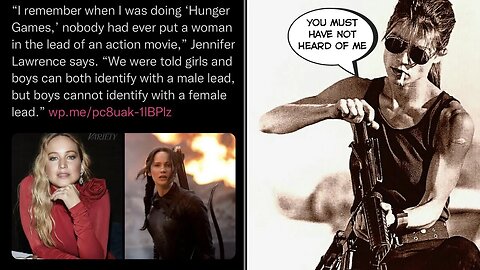 My thoughts on Jennifer Lawrence claims she is the first female action hero