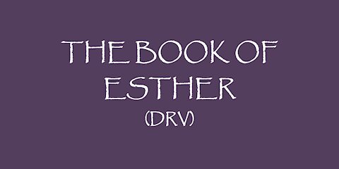 The Book of Esther (DRV).