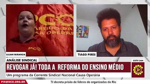 Revogar Já! Toda a Reforma do Ensino Médio - Análise Sindical Nº 182 - 15/03/2023