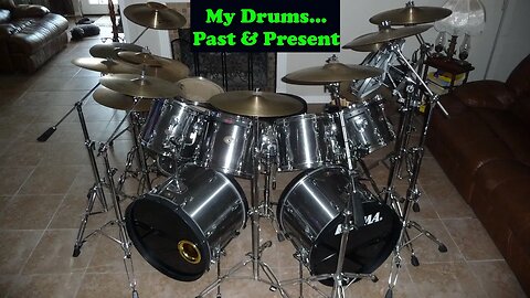 All the drums I've owned, past and present. 🥁 🤘 😎