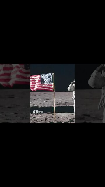 Was Moon Landing Faked? Why are There No Stars Seen on Moon. 🌑🌑☄🌟#spacemystery #shorts