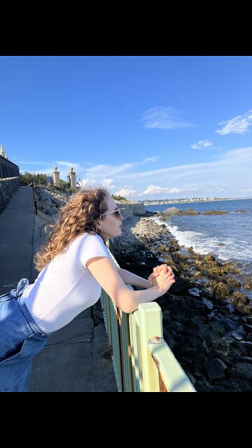 Cliff Walk in Newport with my kids