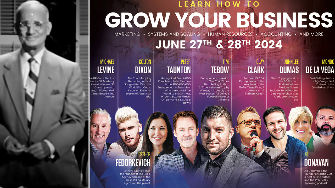 Napoleon Hill | The Power of Self-Discipline + "Self-Discipline Is Doing What You Hate to Do, But Do It Like You Love It." - Mike Tyson + Tebow Joins Clay Clark's June 27-28 Business Growth Workshop (4 Tickets Remaining)