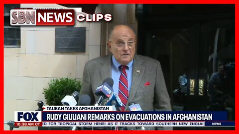 Rudy Giuliani Speaks on Afghanistan: 'The Hell With the Taliban' - 3246