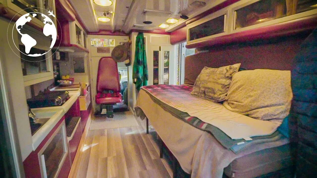 Moved into a CONVERTED AMBULANCE to TRAVEL the World