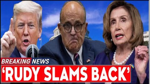 Giuliani ENDS Pelosi’s LAUGHTER with ‘no appear’ motion in G.eorgia…Trump calls it ‘2020 witchhunt’