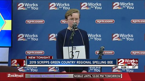 Will McCollom wins 2019 Green Country Regional Spelling Bee