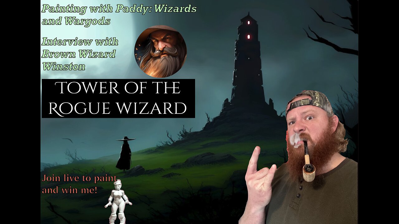 Painting with Paddy: Wizards and Wargods VIP Brown Wizard Winston