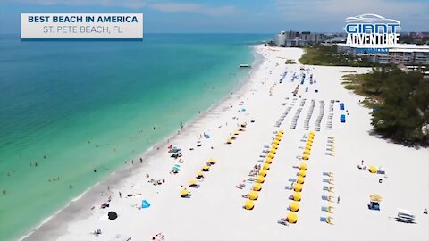 St. Pete Beach voted Best Beach in America | Giant Adventure