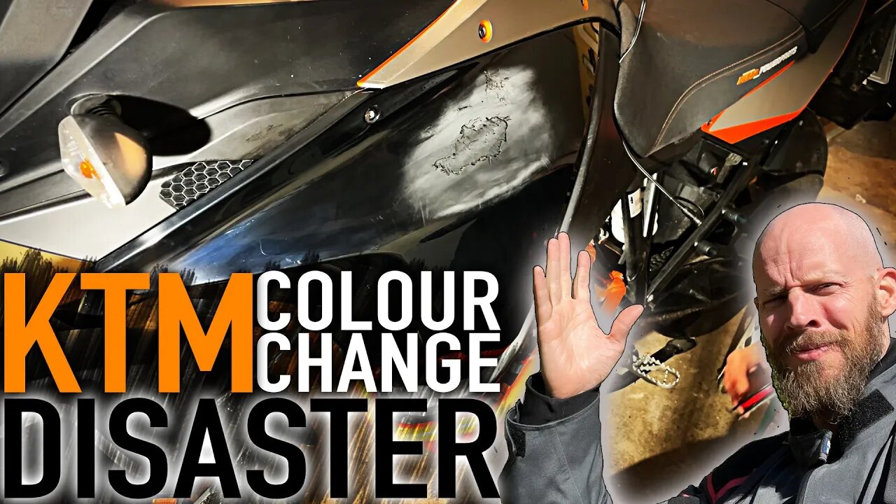 KTM Colour Change DISASTER!!