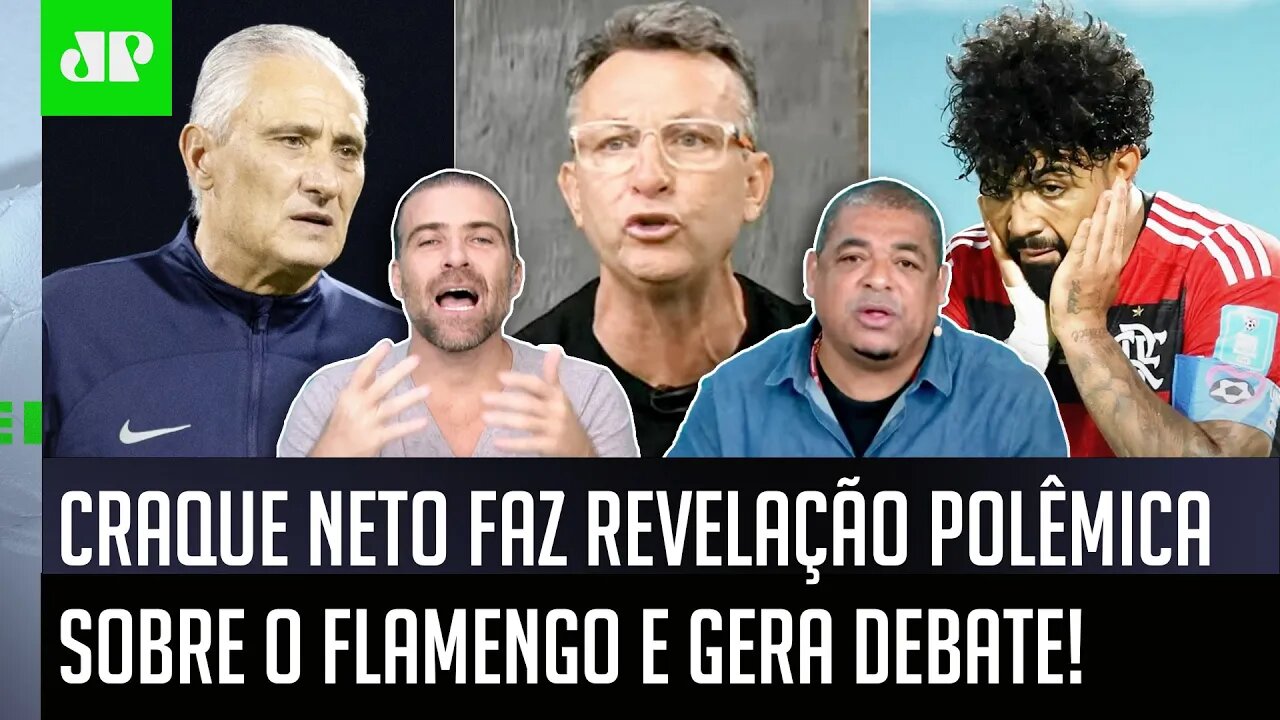 "Cara, o Craque Neto CRAVOU que o Flamengo..." REVELAÇÃO POLÊMICA gera DEBATE!