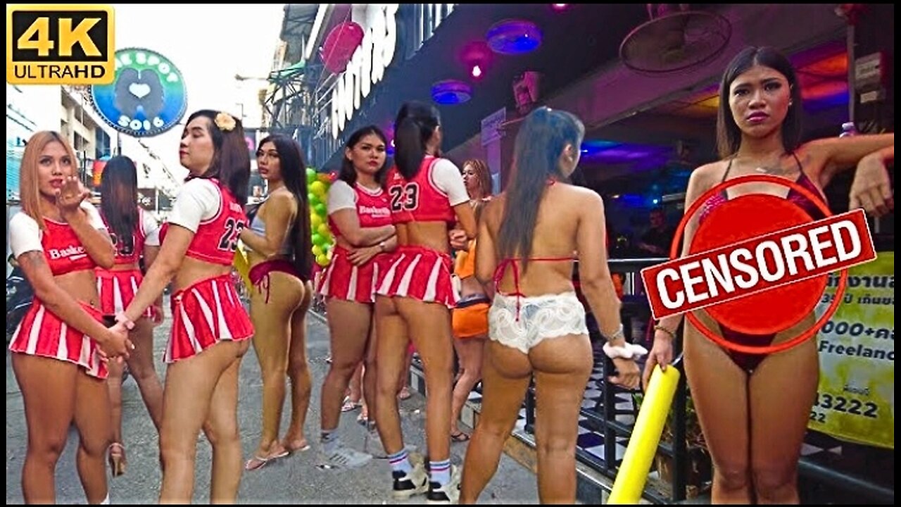 🔥Pattaya Hot Nightlife Soi 6, 7, 8 - So many pretty ladies