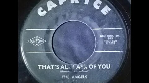 The Angels, Hutch Davie Orchestra – That's All I Ask of You