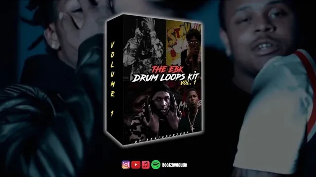 [10] 2100 Ebk Drum Loop Kit - VOL. 1 (Young Slobe, Ebk JaayBo, Ebk Bckdoe, Verde Babii, etc.)