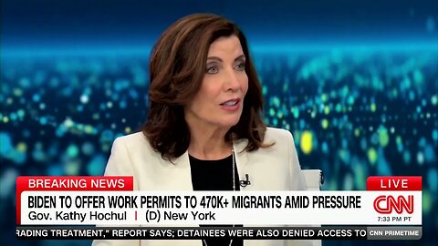 Gov Kathy Hochul On NYC Migrant Crisis: “If You’re Going To Leave Your Country, Go Somewhere Else”