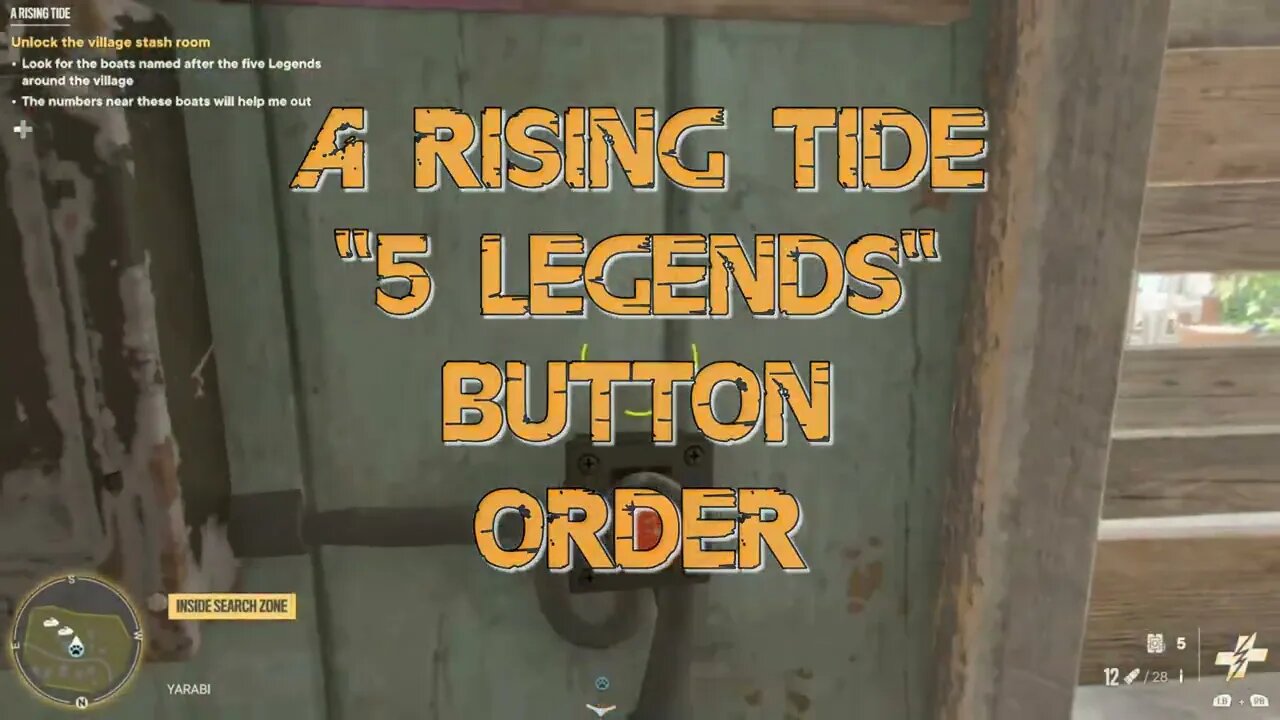 Far Cry 6 - A Rising Tide Correct Switch Order