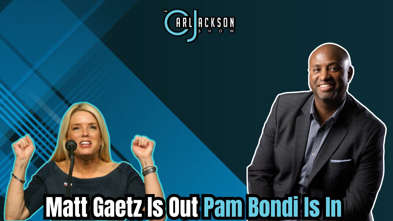 The AG Swap: Matt Gaetz Is Out. Pam Bondi Is In