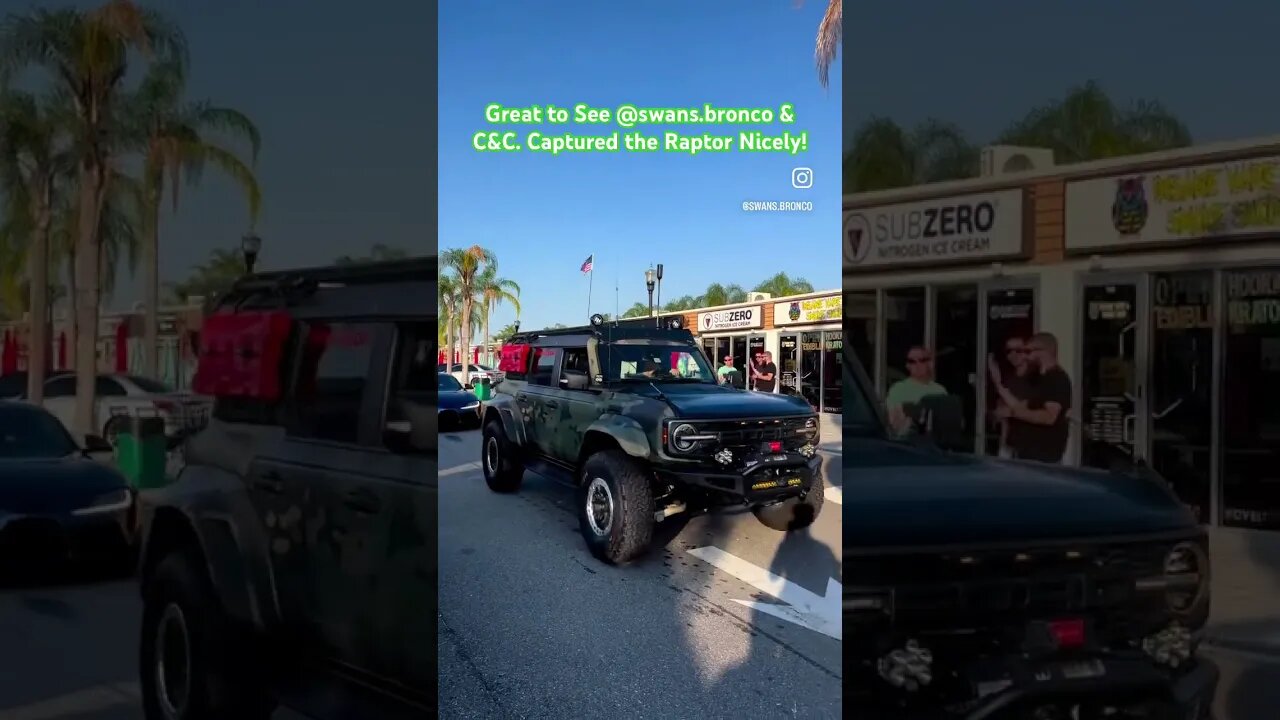 Two Bad Broncos, One Cars & Coffee! Raptor meets his Cousin! #shorts #bronconation