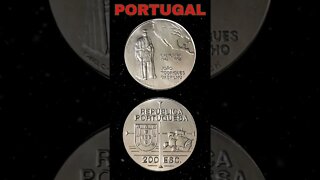 Portugal 200 Escudos 1992. #shorts #coinnotesz #viral