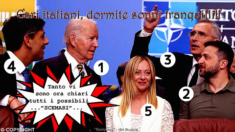 #“PIENO ACCORDO CON GLI USA -ARTEFICI DEL COLPO DI STATO IN UCRAINA-, E CON IL GOVERNO SERVILE DI KIEV CHE, DAL 2014 -PER CONTO NATO- FA LA GUERRA AI RUSSI!! MA LA GIORGIA NON S'ARRENDE E, OVUNQUE VA, QUALCOSA VENDE!!”👿