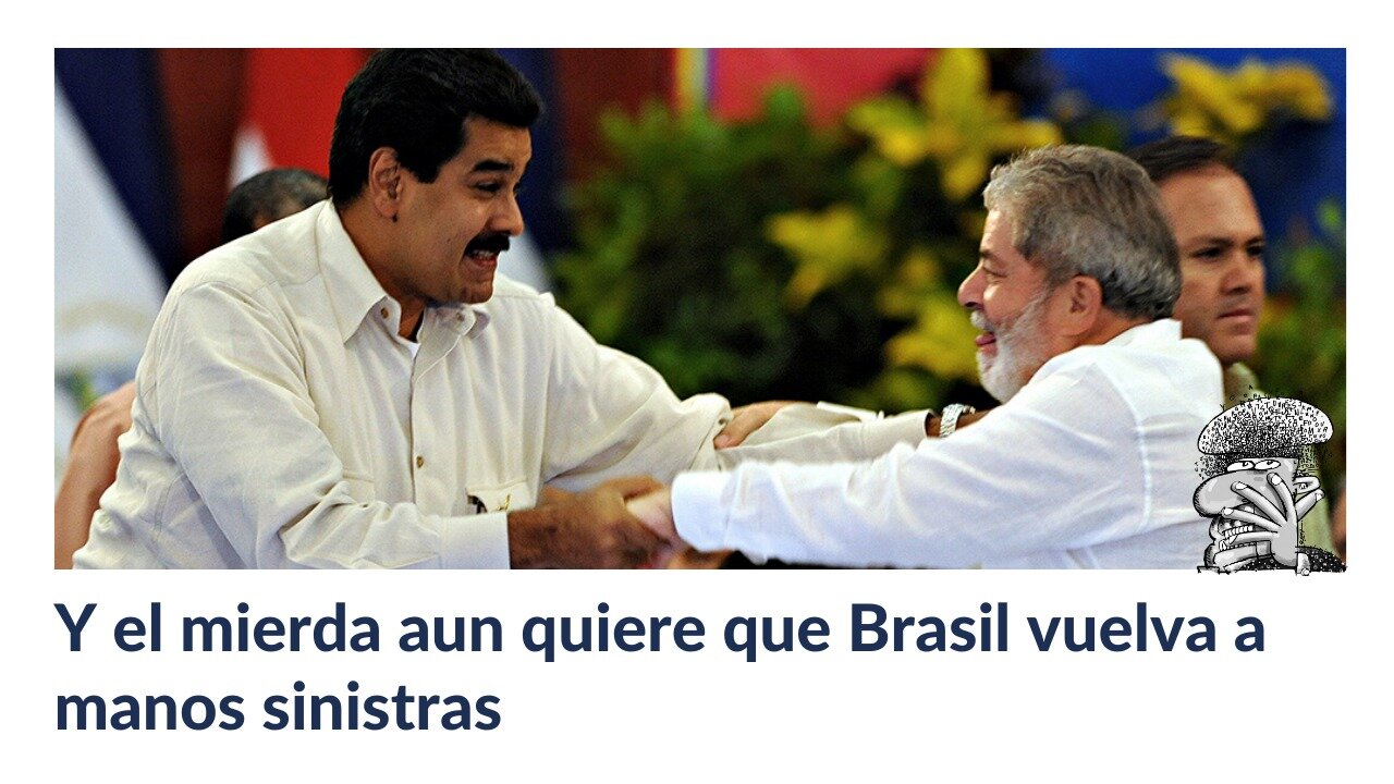 Y el mierda aun quiere que Brasil vuelva a manos sinistras
