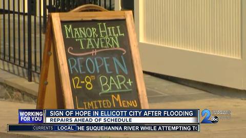 Ellicott City recovery efforts make progress: Parking lots, businesses, parts of Main St reopening