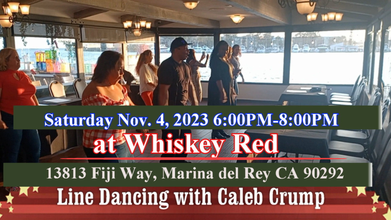 Line Dancing at Whiskey Reds - Saturday, November 4, 2023, 6:00 PM - 8:00 PM!