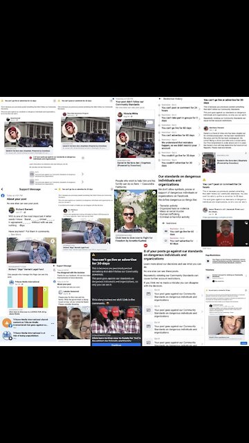 Facebook removing funds for J6 defendants censoring users sharing links