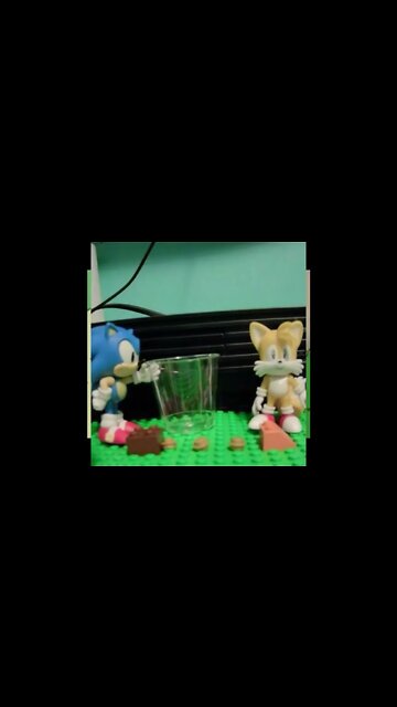 Sonic Saves The Ants For Later (STOP MOTION) #shorts