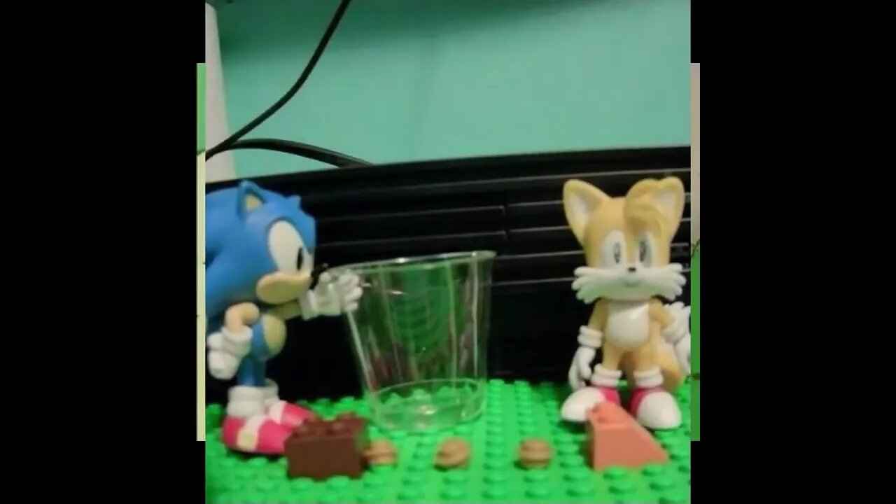 Sonic Saves The Ants For Later (STOP MOTION) #shorts