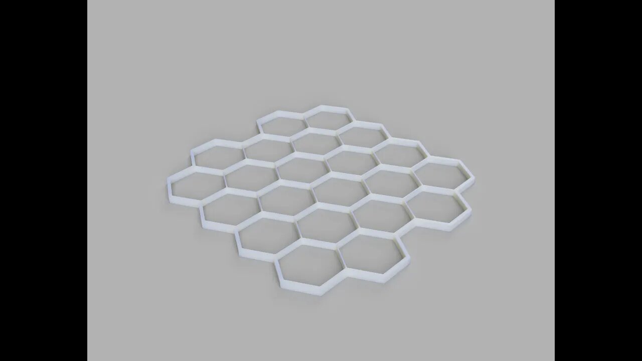 Light-weight Board Game Frame (Hex Version)