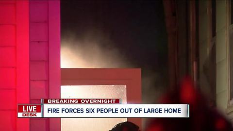Fire forces seven people out of Buffalo home