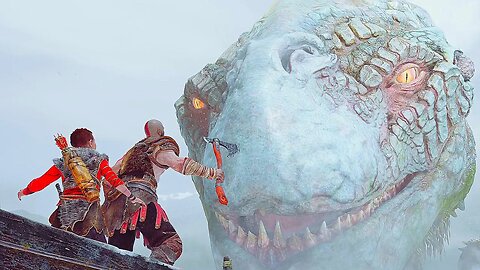 How Kratos & Atreus Met The World Serpent - God of War