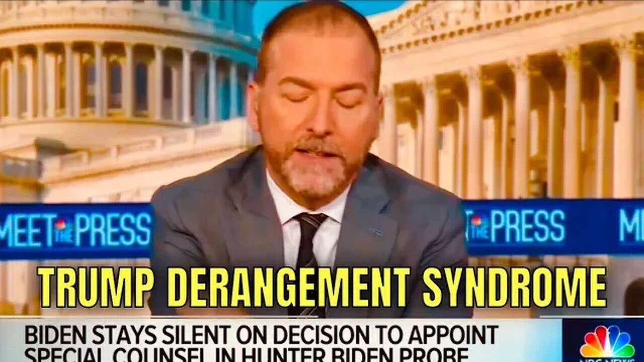 NBC’s Chuck Todd Suffered from TDS this morning, Blamed TRUMP for Biden’s LOW APPROVAL 🤦♂️
