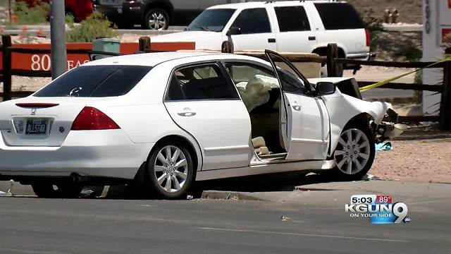 Five in hospital after crash on 1st Ave. near Wetmore