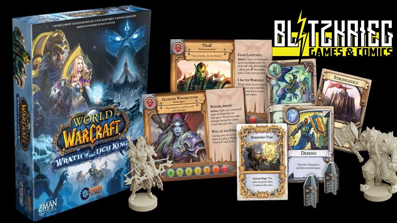 World of Warcraft: Wrath of the Lich King Board Game Unboxing + Promo Pack / Pandemic System