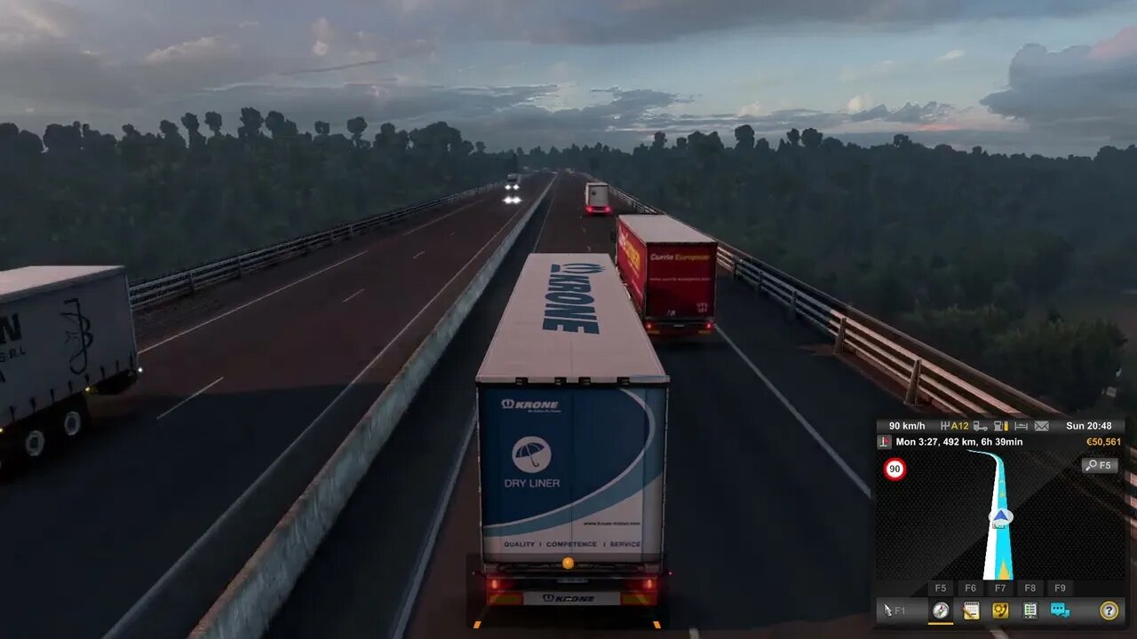 (euro truck simulator 2) cutting some corners