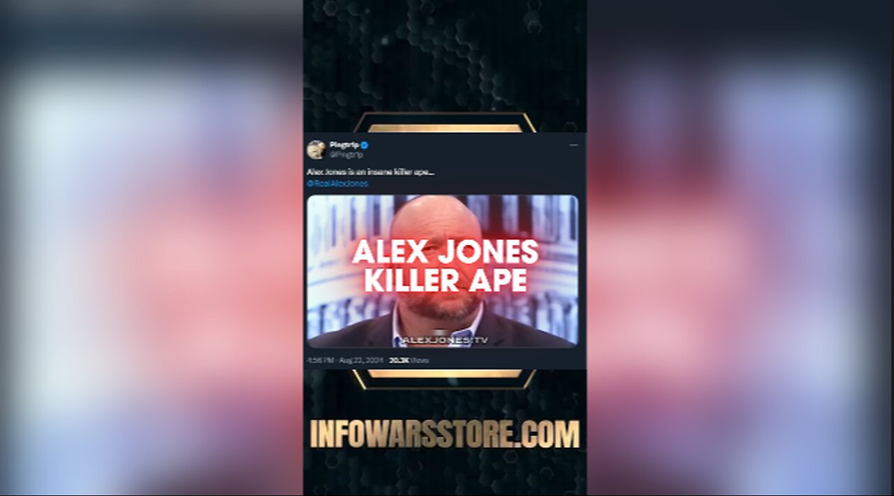 The Insane Killer Ape - Alex Jones on X