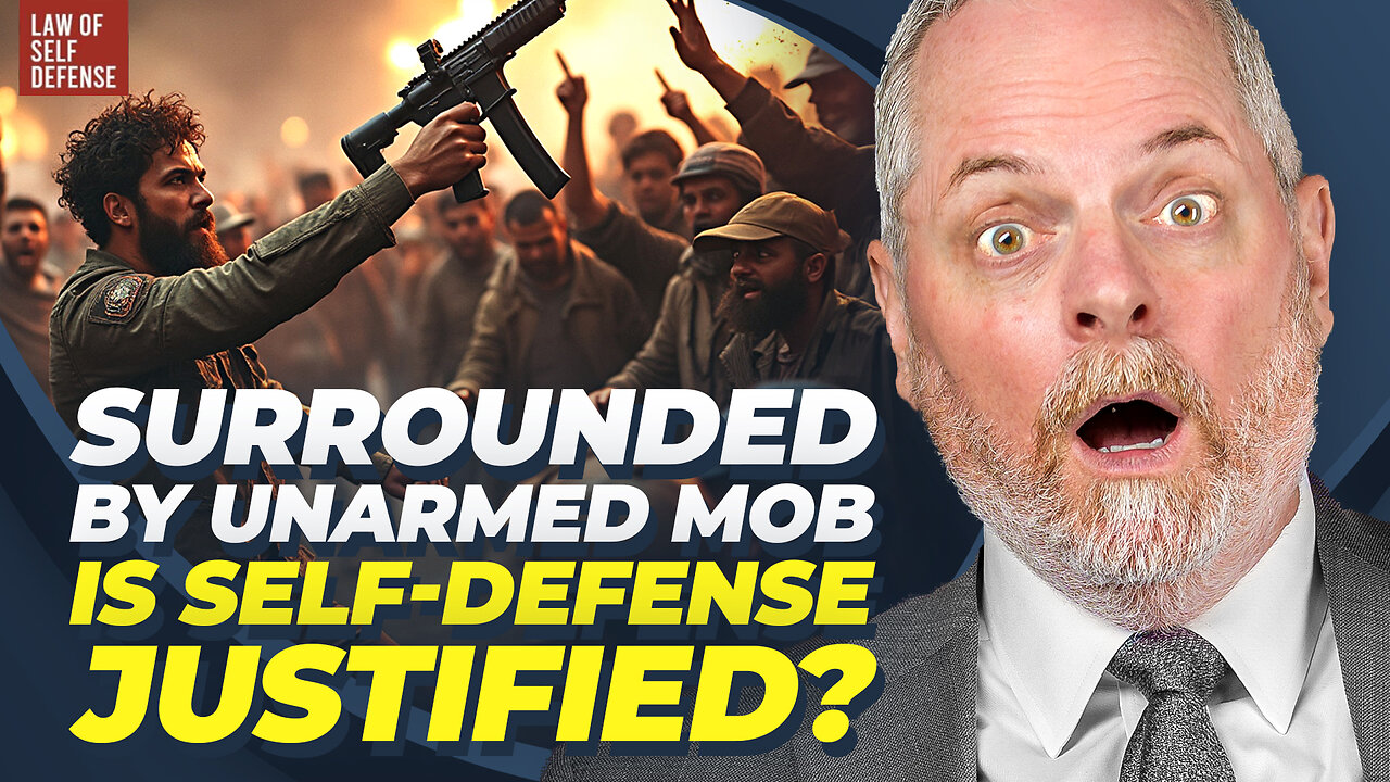 Can You USE YOUR GUN in SELF-DEFENSE Against an UNARMED ATTACK? | Real Lawyer Reacts