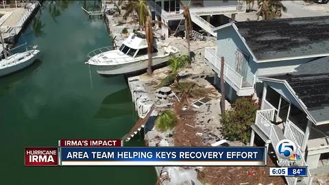 Area team helping Keys recovery effort