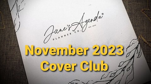 Jane's Agenda November 2023 Cover Club Haul