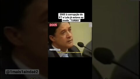 Em 2005 a Globo mostrava, corrupção do PT e Lula já em modo “Turbo Master Blaster”