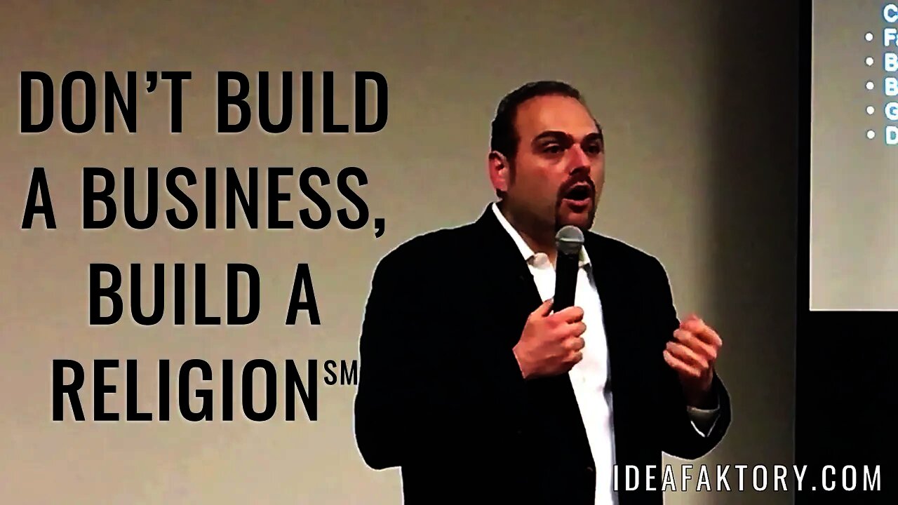 Don't Build a Business, Build a Religion - Steve Faktor - Keynote at Small Business Expo