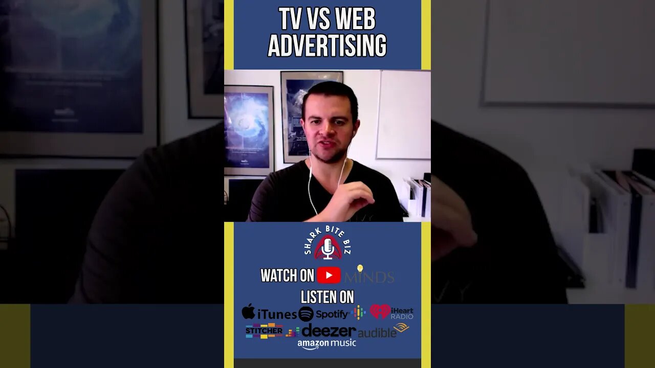 TV vs Web Advertising on #SharkBiteBiz with Mike Vannelli