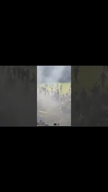 127 Dead at Soccer Game Riot #shorts #indonesia #riot