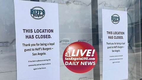 LIVE! Daily News | Heff's Burgers Closes for Good