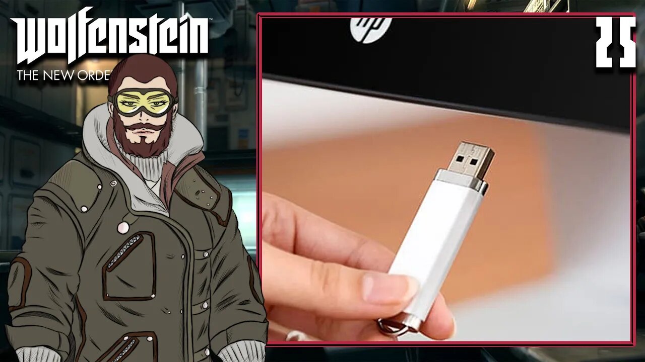 LEVOU O PENDRIVE - Wolfenstein The New Order #25