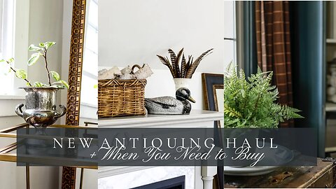 Antique Finds | Home Decor Haul, Shop with Me + When You Need to Buy! 